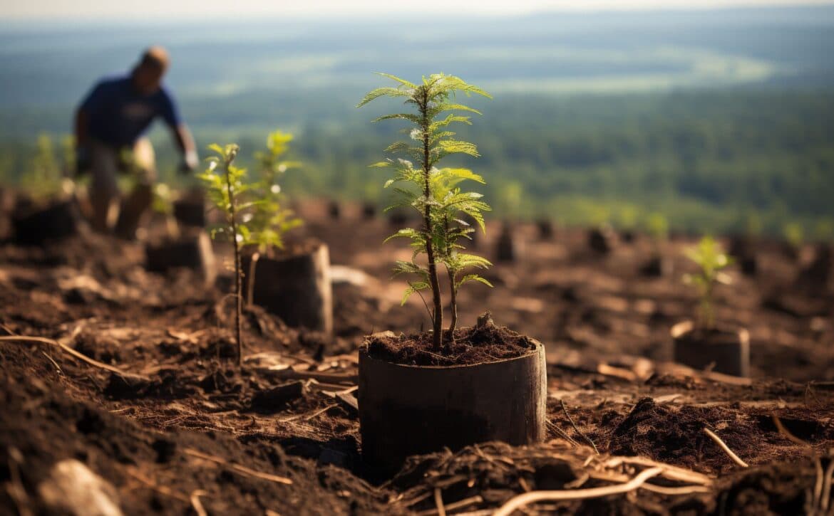 Imagem editorial sobre atualizações climáticas, conferências internacionais, comércio global e conservação ambiental